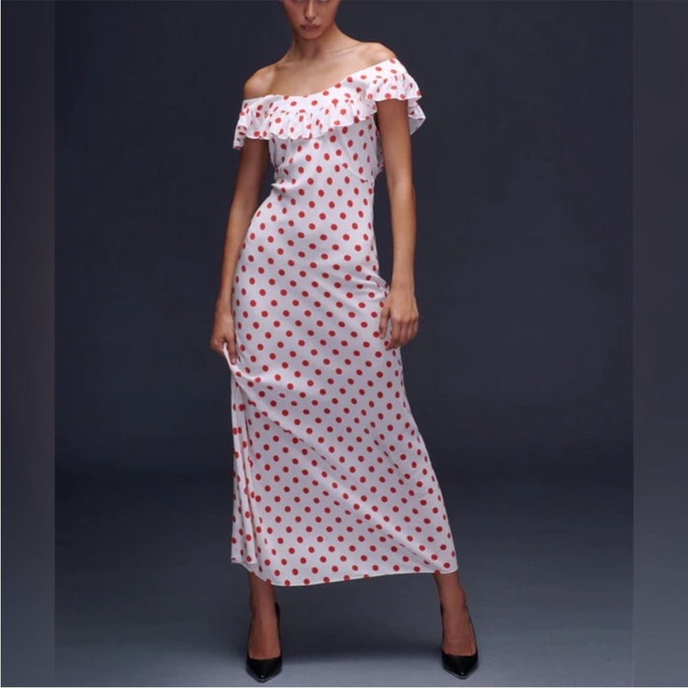Claudia dress in super dot